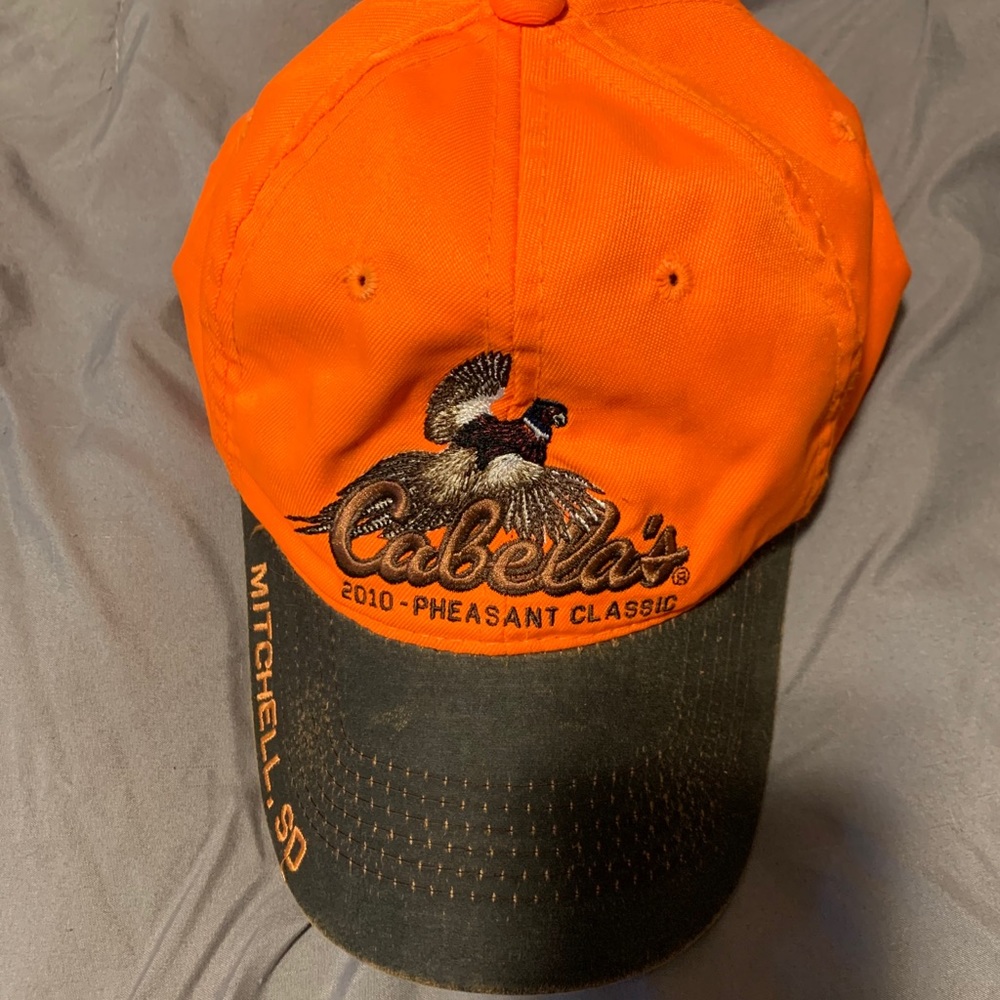 Cabela’s 2010 Pheasant classic safety orange hat